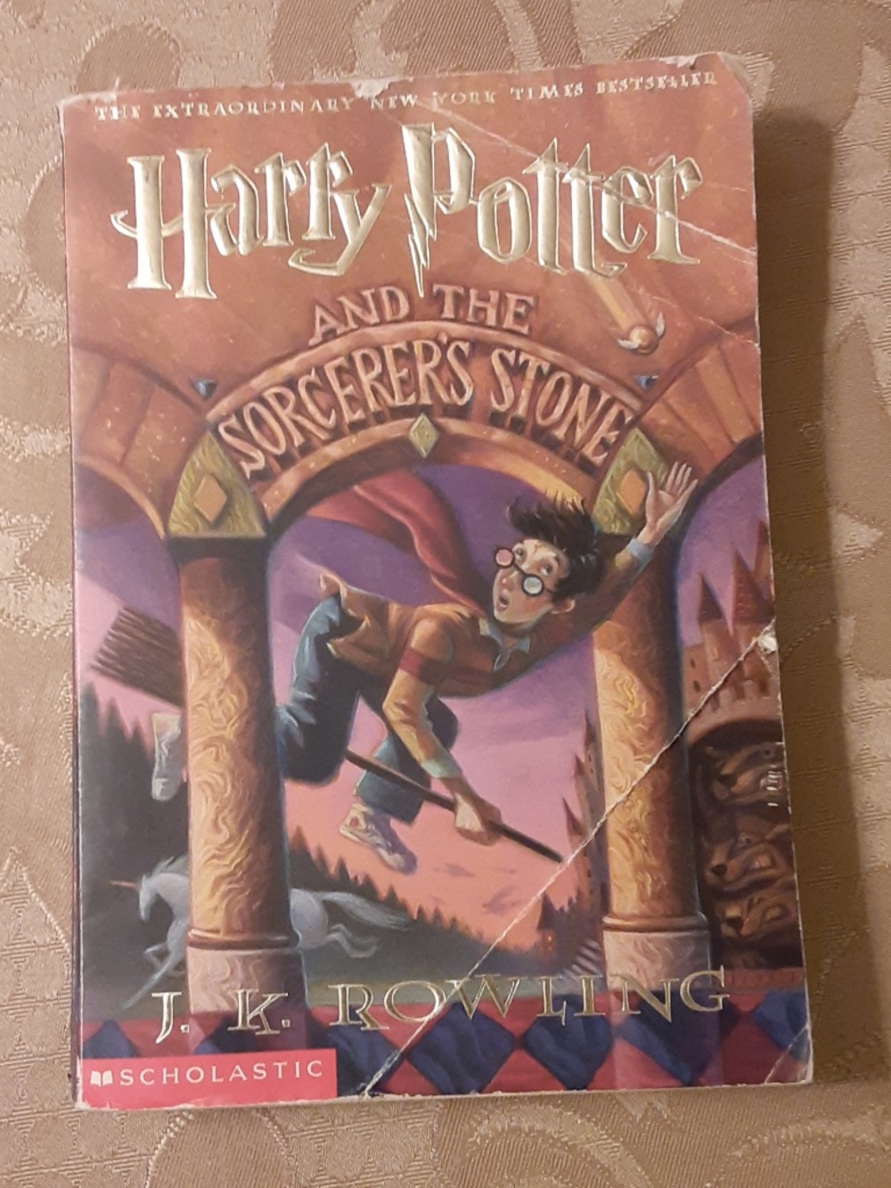 Harry Potter and the Sorcerer's Stone Scholastic Paperback Book